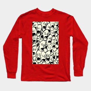 Heads! So Many Heads! Long Sleeve T-Shirt